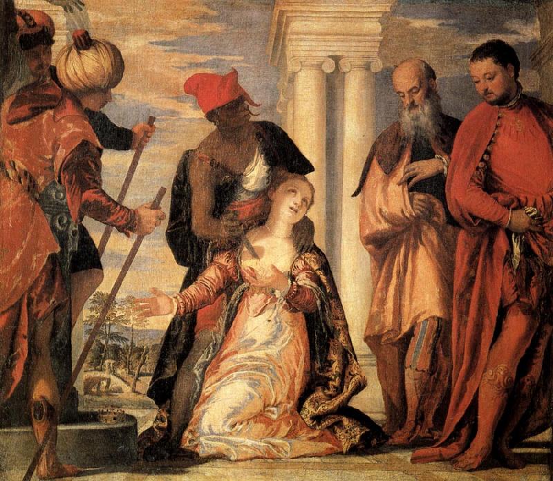 Paolo Veronese The Martyrdom of St.Justina Germany oil painting art